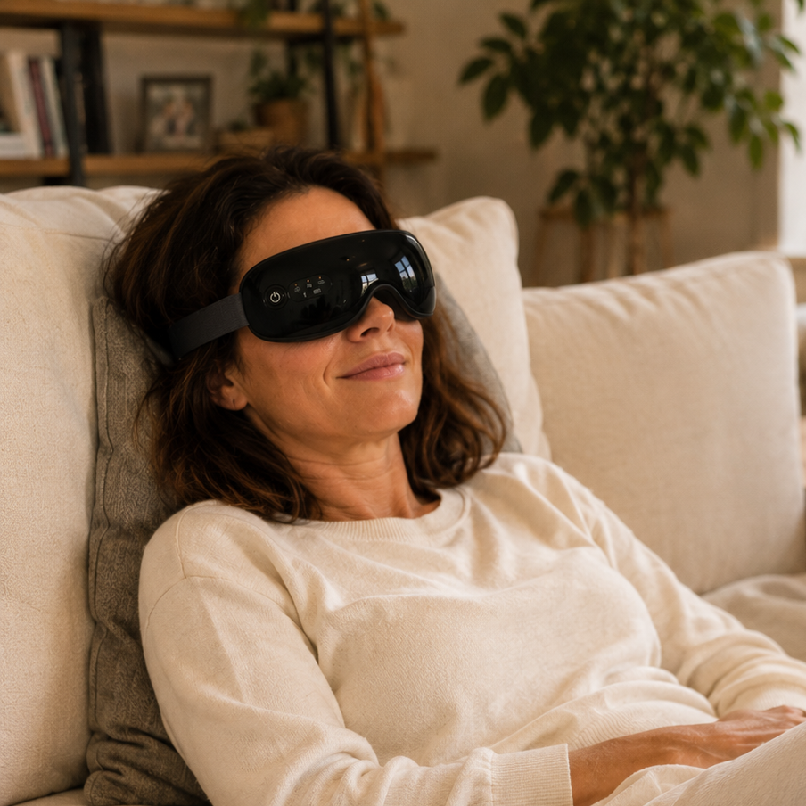 Trelizo — Masque Anti-Migraine Thermique & Massage | Soulagement en 15 min